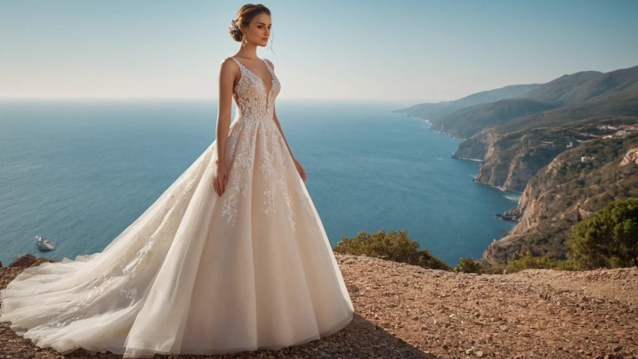 Wedding Dress for Beach, Garden and City Hall